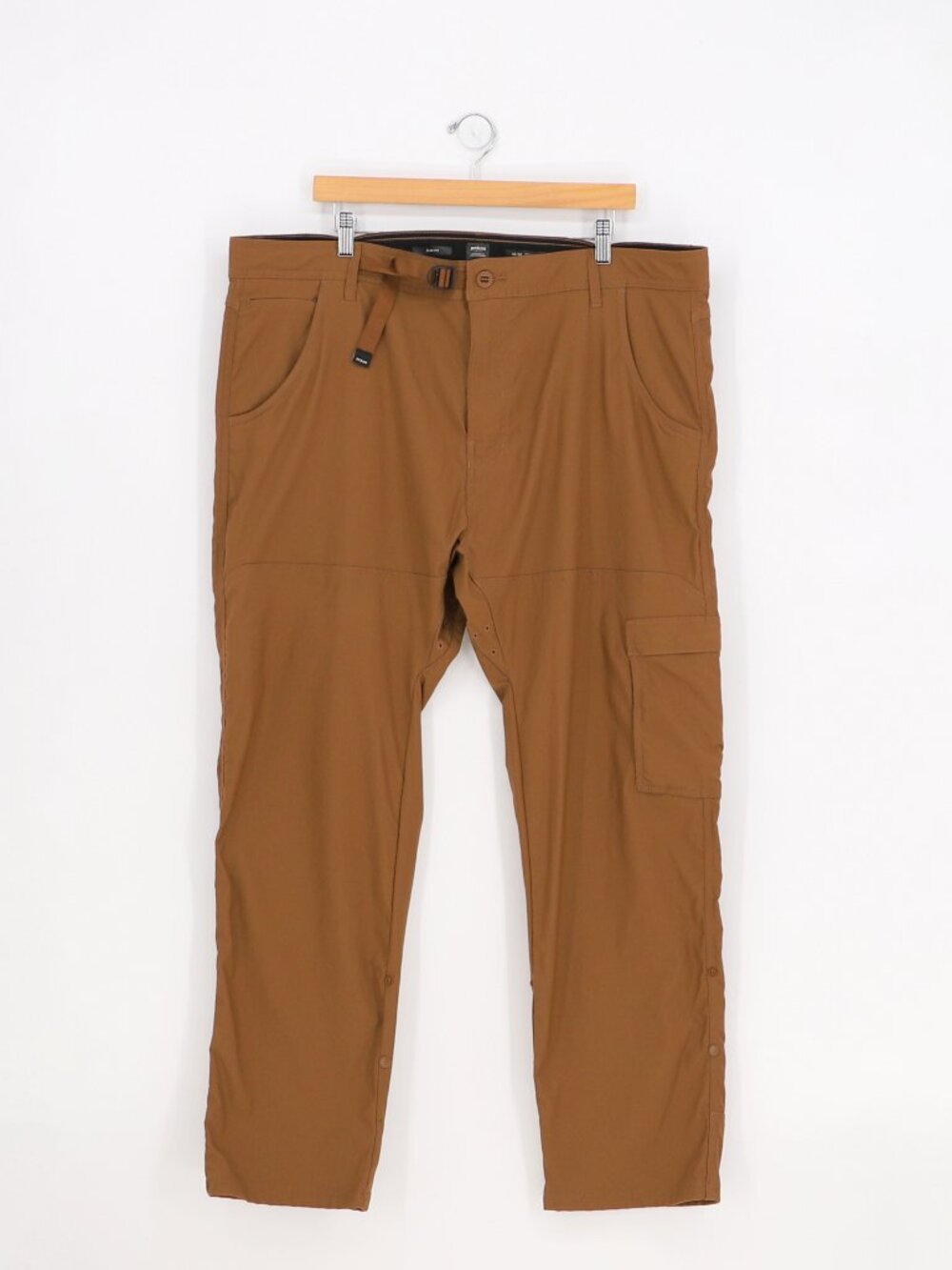 prAna Men's Stretch Zion Slim Fit Hiking Pant in Brown Size 42/30